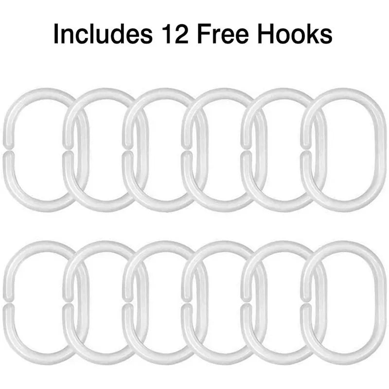 Gaslight Gatekeep Girlboss Psycho Halloween Decoration Disque Curtain de douche avec œillets et crochets pour décor de salle de bain