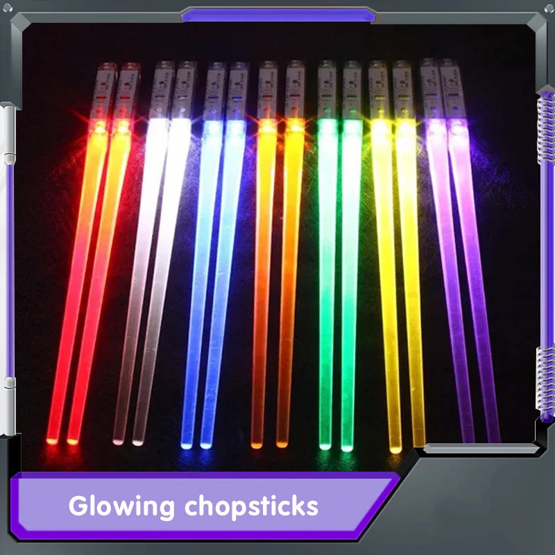 1pair LED CHOPSTICS LUMINÉS LIMENTS LEAU LA PARTIE DE DINNING