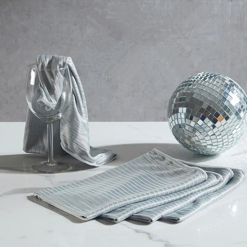 5ks kuchyňského ručníku pro suché skleněné víno Cleaning Products for Home Micro -Fatry sušička pro pokrmy švédské utěrky