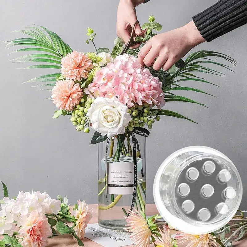 Spiral Ikebana Stem Holder Spiral Stem Holder dla wazonów Uchwyt Kwiatowy dla domu i dekoracji biurowej kwiaty