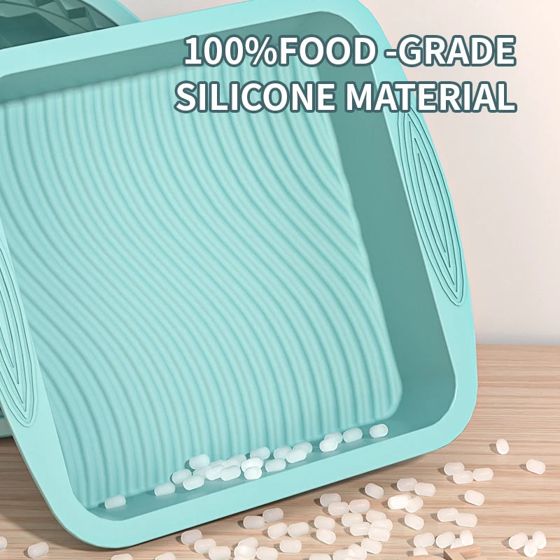 3D silikon kakeform dekorere verktøy diy konditor bakeverktøy for kakepanne kjøkken fløyt rørpanne bakeware airfryer tilbehør