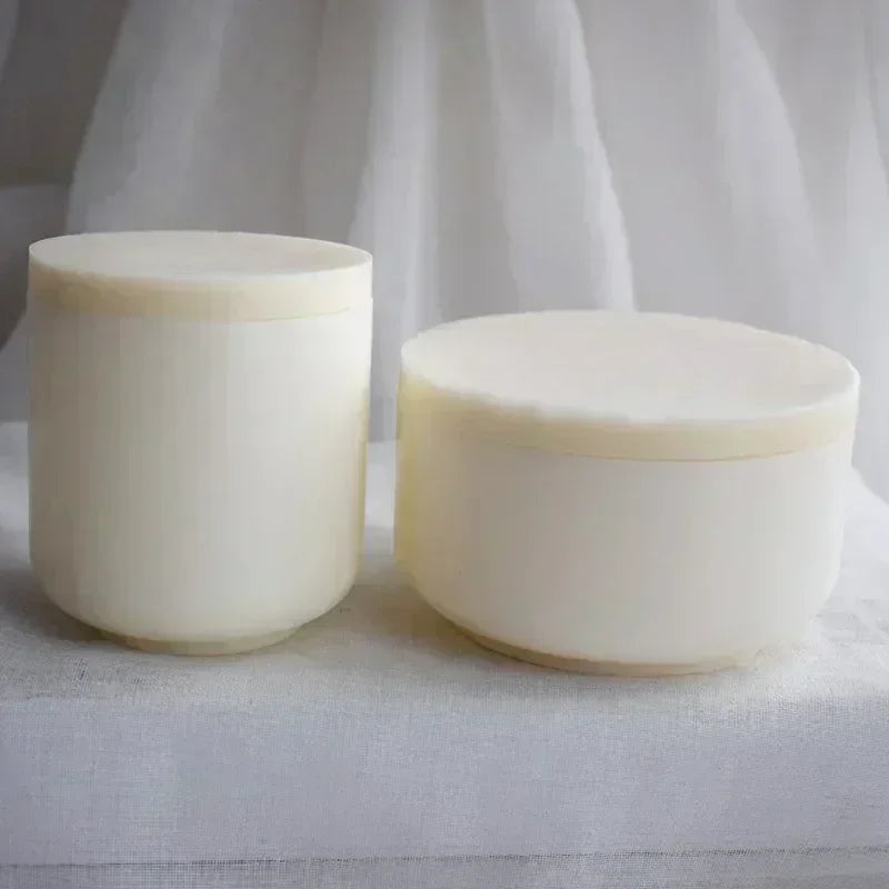 Candetto rotondo fai da te Vasco di candele silicone Vaso di fiori vaso di fiori vaso ceramica in ceramica Stampo Artigianato fatti a mano Produtti