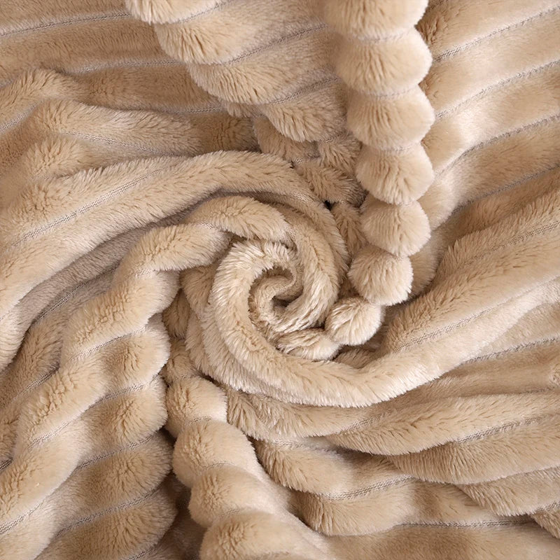 Winterflanellen dekens voor bedden massief koraal fleece faux furworp deksel bankdeksel deksel zachte donzige geruite dekens