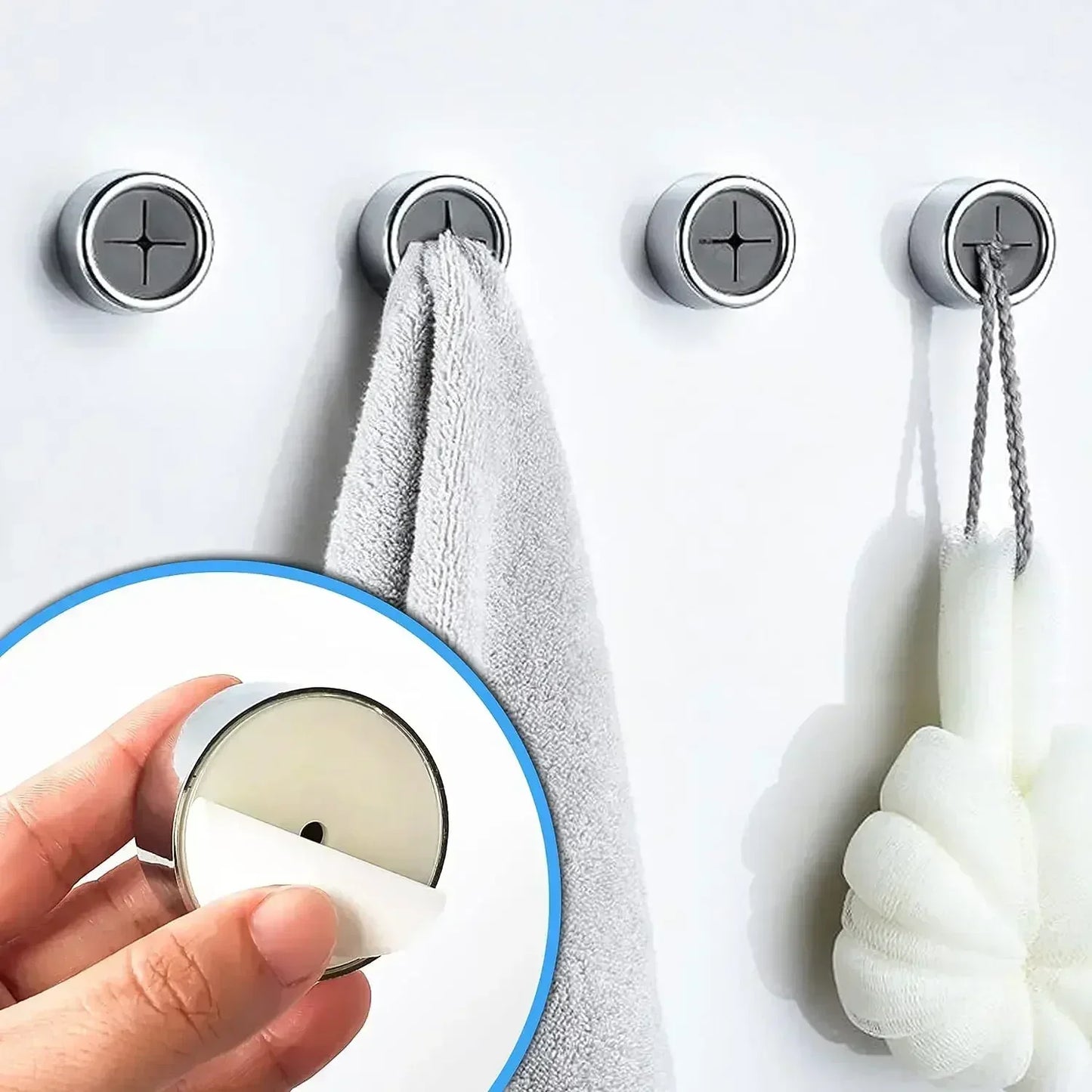 4/1PCS Samoled Adhesive Holder Glug Holder namontované koupelnové organizátory organizátorů koupelny Háky na ručníky Úložné stojan na kuchyňské hadry