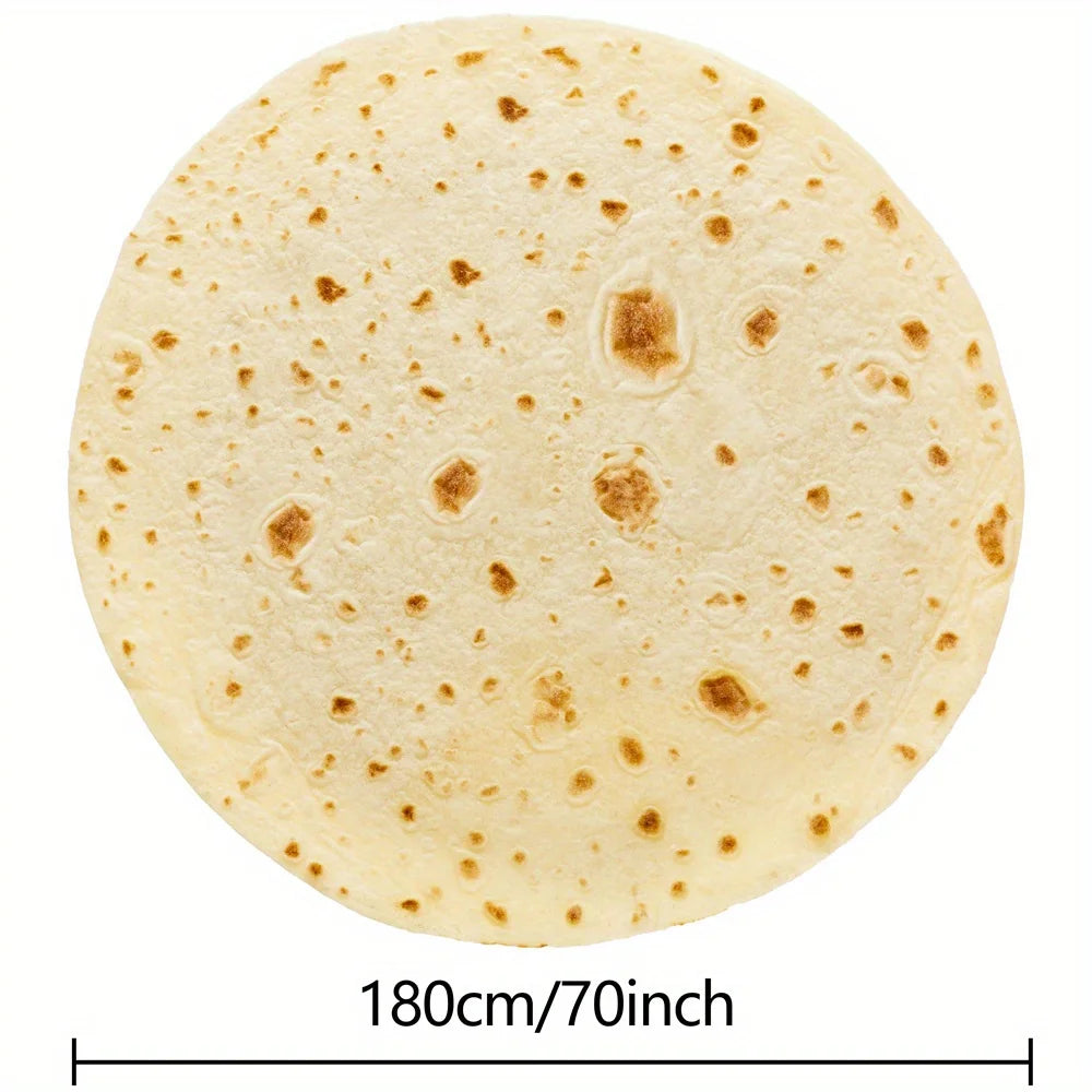Zabawne jedzenie okrągłe Burritos Tortilla Bintilla dla dorosłych chłopców i dziewcząt 1PC