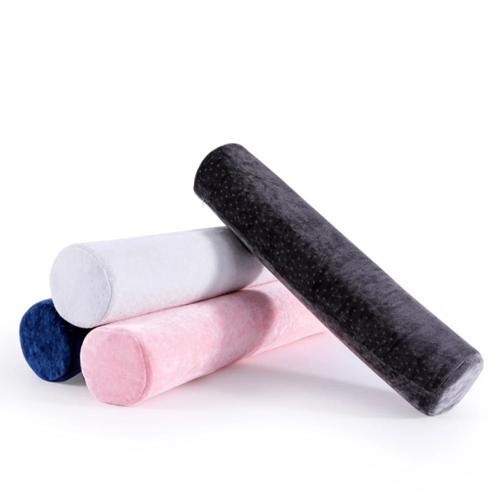 60 / 100cm Thai natierlechen Latex entspaant Zylinder Säit Sleepers fein futti Hals Këssen fir schwanger Këssen Leit
