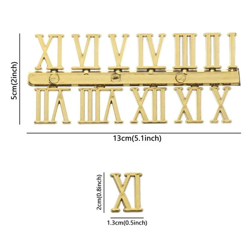 1 conjunto de números romanos de material artesanal restaurar ferramentas de reparo digital Numerais de relógio Acessórios