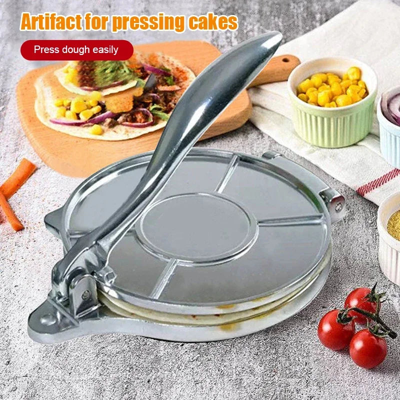16 / 20cm DIY Tortilla Press den Horer Aluminium Albettusmann Cortillas Tortilla Tortding Tools Bakbeaker