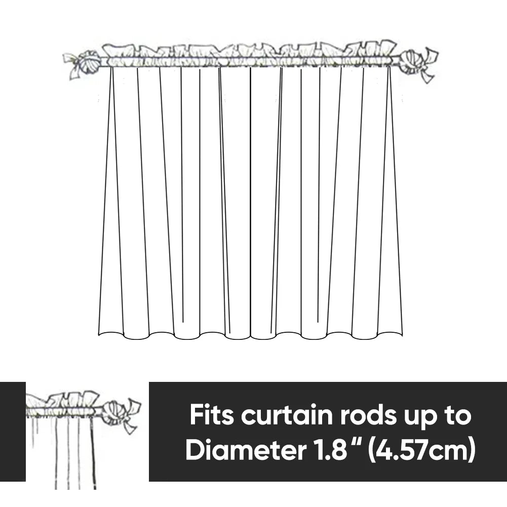 1 PC Naperlereuropäesche Stil Jacquard Curen Stoffer fir Fënstere Balkonin Rohdremy Living Zëmmer behandelt all Match