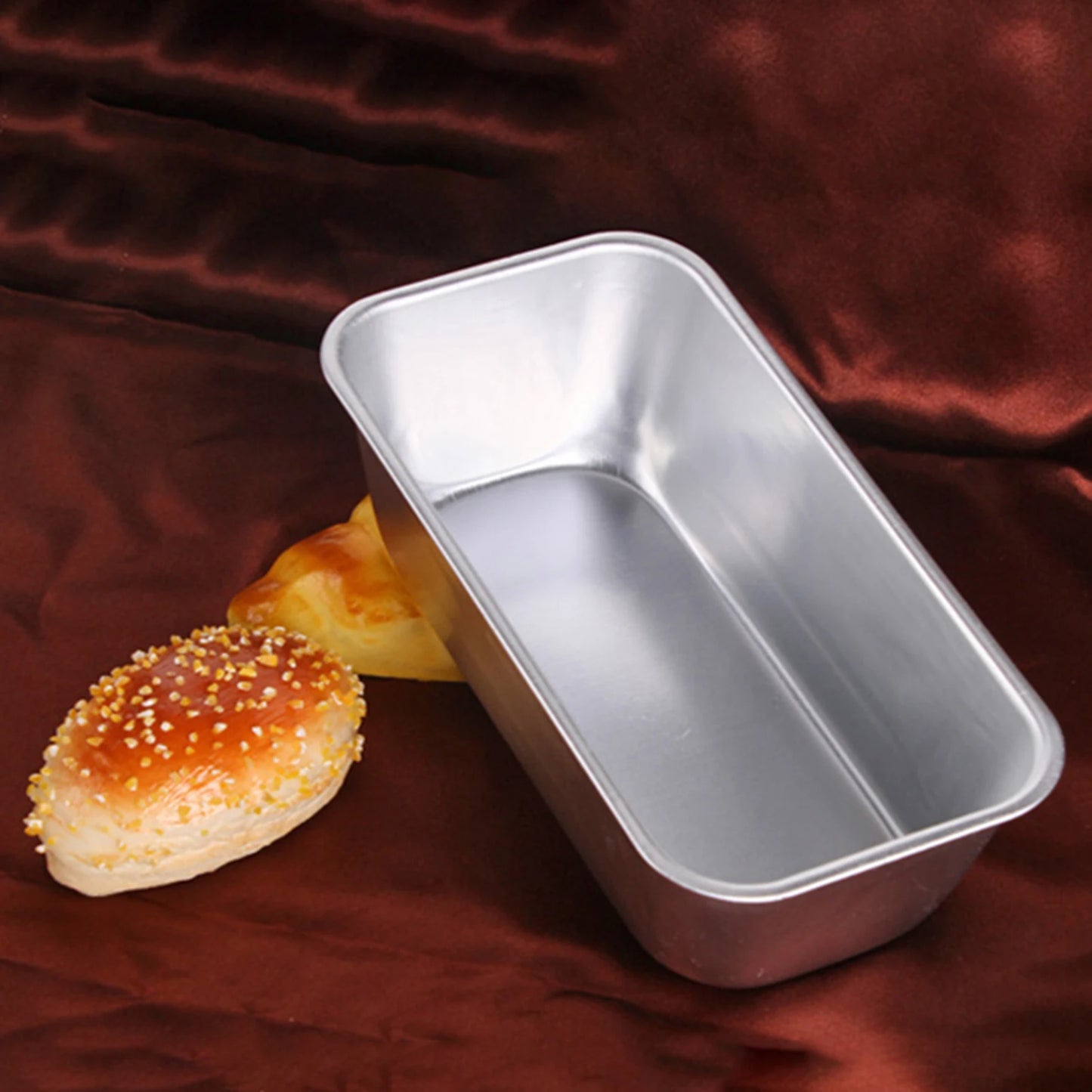 12-20cm rektangel kakeform aluminium legering brød dessert mold non-stick diy kake bakeware brownie mold for kjøkkenbaking