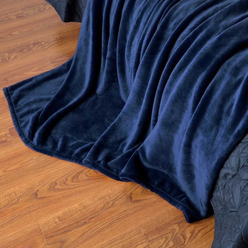 Coral Flanene koce Solid 230GSM Lekkie fur