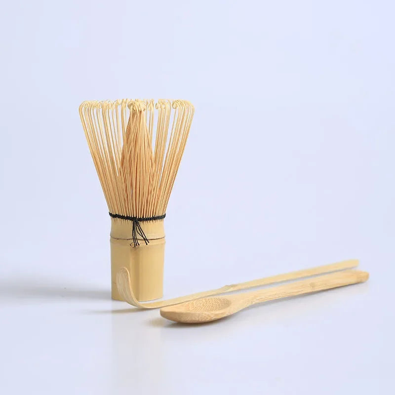 3gab/komplekts tējas komplekts japāņu tējas komplekta matcha slotiņa (chasen) tējas karote un kausiņa (chashaku) matcha teaset bambusa piederumi