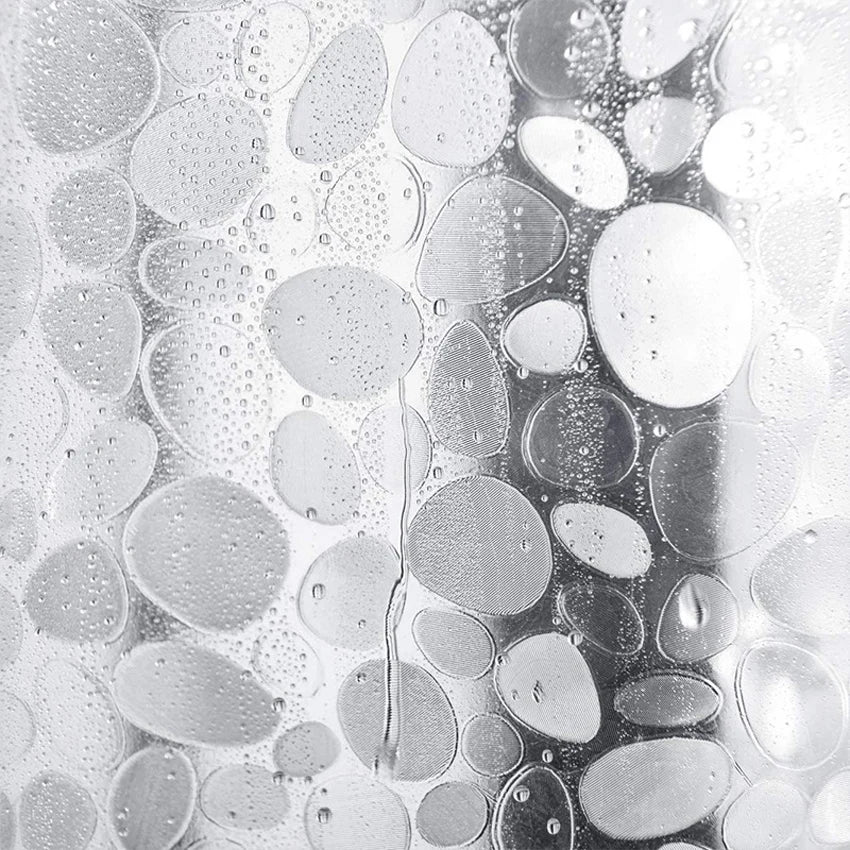 Rideau de douche Peva Pebble Ligne de baignoire étanche à la baignoire imperméable couvercle de bain pavée de salle de bain rideaux de bain