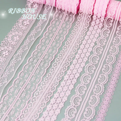 (10 krajkových/lot) bílá textilie Webbing Dekorace Krásné dárkové balicí materiál Stužky mix