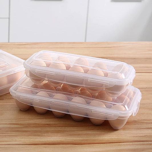 10/18 mřížka vejce úložný box vaječný podnos s víkem kuchyň lednička vejce krabice vajíčka drop stojan na vejce úložné boxy
