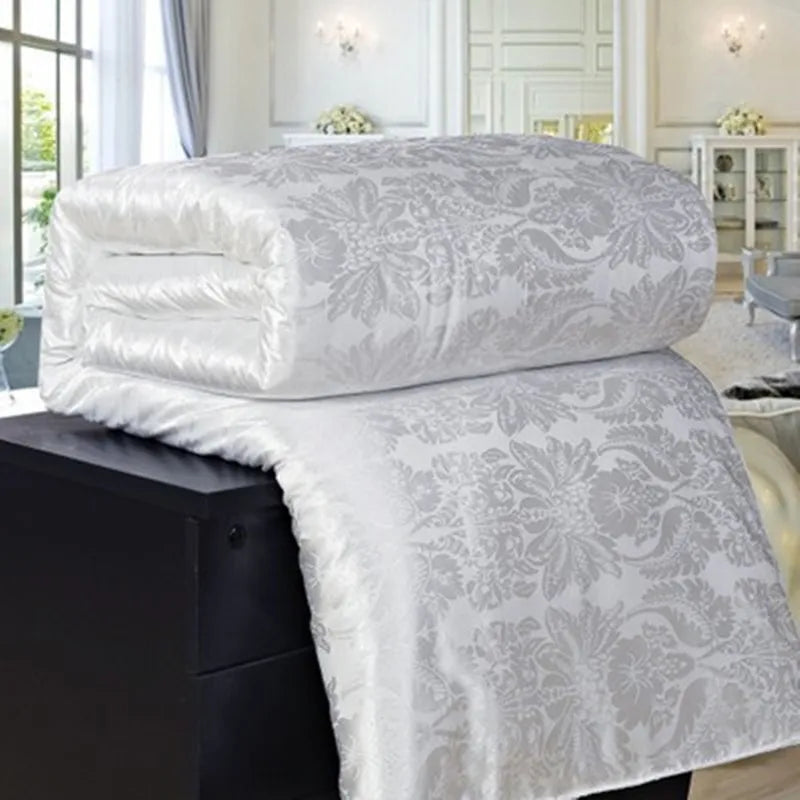 Wysokotasowy kolor solidny chiński jedwabne kołdry jesień/zima jedwabna kołdra Mulberry Silk kocom