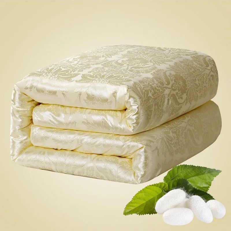 Wysokotasowy kolor solidny chiński jedwabne kołdry jesień/zima jedwabna kołdra Mulberry Silk kocom