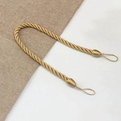 1pc handgemaachte Weave Curta Tieback Gold Curta Holder Clip Buckle Roppel Home Facility Accessoiren Accessoiren