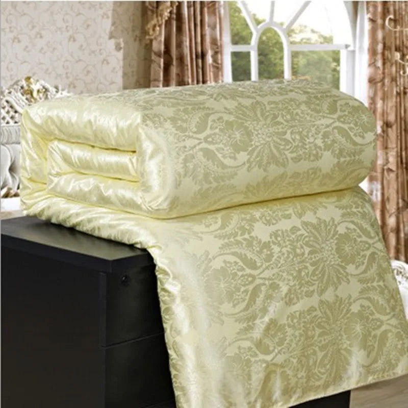 Wysokotasowy kolor solidny chiński jedwabne kołdry jesień/zima jedwabna kołdra Mulberry Silk kocom
