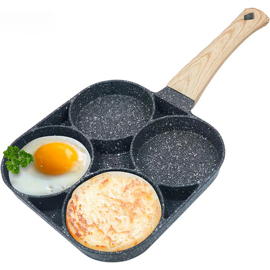 2/4-jamba smažení Pan zahuštěná omeletová pánev nepřilnavá vajíčka palačinka Steak Pan vaření vejce šunky pánve Snídaně