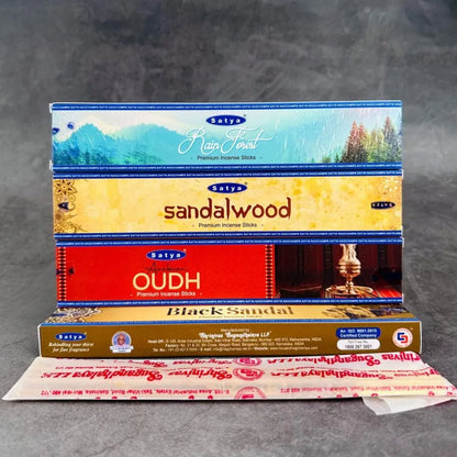 Collezione di incenso indiano 5box Nag Champa Sticchi fatti a mano con sei gusti che rinfrescano gli aromi medicinali per la meditazione domestica