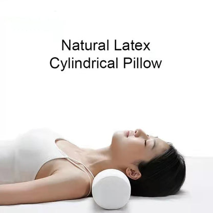 60 / 100cm Thai natierlechen Latex entspaant Zylinder Säit Sleepers fein futti Hals Këssen fir schwanger Këssen Leit