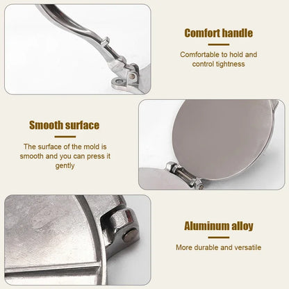 16 / 20cm DIY Tortilla Press den Horer Aluminium Albettusmann Cortillas Tortilla Tortding Tools Bakbeaker