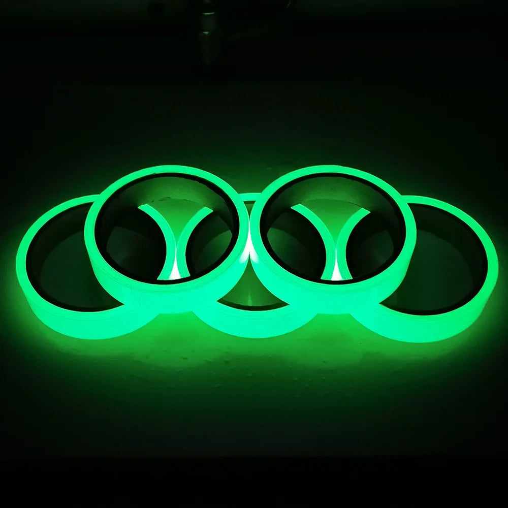 Nastro luminoso da 3 metri logo di emergenza bagliore autoadesivo nel palcoscenico scuro adesivi per la casa decorazioni per feste decorative