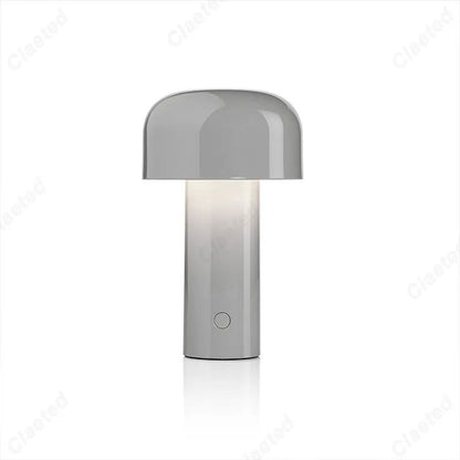 Itālijas sēņu galda lampas pārnēsājama bezvadu pieskāriena uzlādējama nakts lampa USB galda lampas darbvirsmas dekorēšana Guļamistabas nakts gaisma
