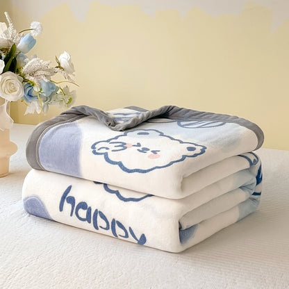 Yanyangtian Winter herfst Warm Plaid Deken pluche warmte comfortabele sprei op het bed Soda beddeksel voor kinderen 150 230