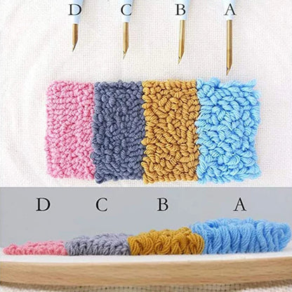 Magic broderi Punch Needle Pen Kit Cross Stitching Tool Set Weaving Tool Carpet Sticking Sewing Tool för DIY Sy Craft Art