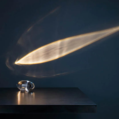 Italienische Designertischlampe LED Kristall Auge des Himmels kostenlose Schiffsschifffahrtslampen lebende Schlafzimmer Dekor Leichte Nacht Projektor