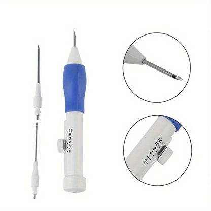 1 Set, Broderry Strécking Tasche Nodenbe Tooling Tool Runhing Fault LIBRE PEND BENOTZT PEN DIY STEMING SINKING TIMING TOVEN