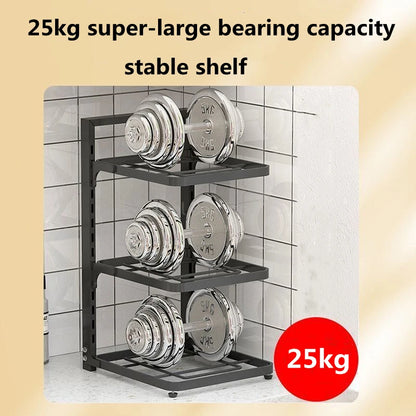 Kitchen Pot Organizer Rack Sink Shelf Multi-layer Pot Storage Rack Household Cabinet Frying Pan Organizer Bowl Shelf Holder