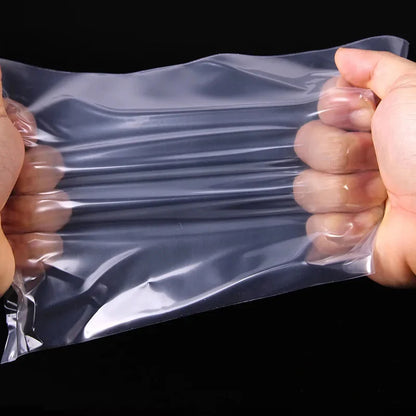 300/100pcs Transparentní zip tašky na potravinové šperky Vakuum Úložný taška plastová zahušťová reclosable Poly Bag Kitchen Organization Package