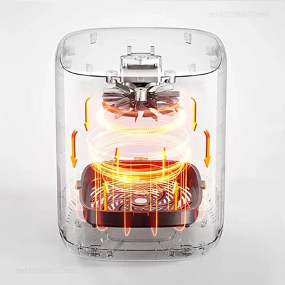 Xiaomi Mijia Air Fryer 4.5L Multifunctional Household Low Oil and Light Fat Fryer Intelligent NTC Electronic Temperature Control