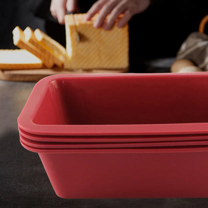 1 st Mini Toast Silicone Mold Rectangular Cake Pan Cheese Cake Mold Bake Mold Bread Baking Tray