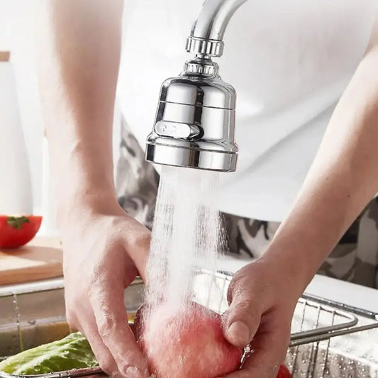 Cocina rociador del grifo 3 modos de filtro giratorio cabezal a prueba de salpicaduras de agua flexible para ahorro de agua de reemplazo