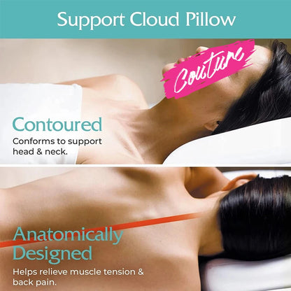 Oreiller de sommeil global Sleet Sleeper Mémoire mousse douce Orthopedic Necy Oreiller Doule Release 3D Cou