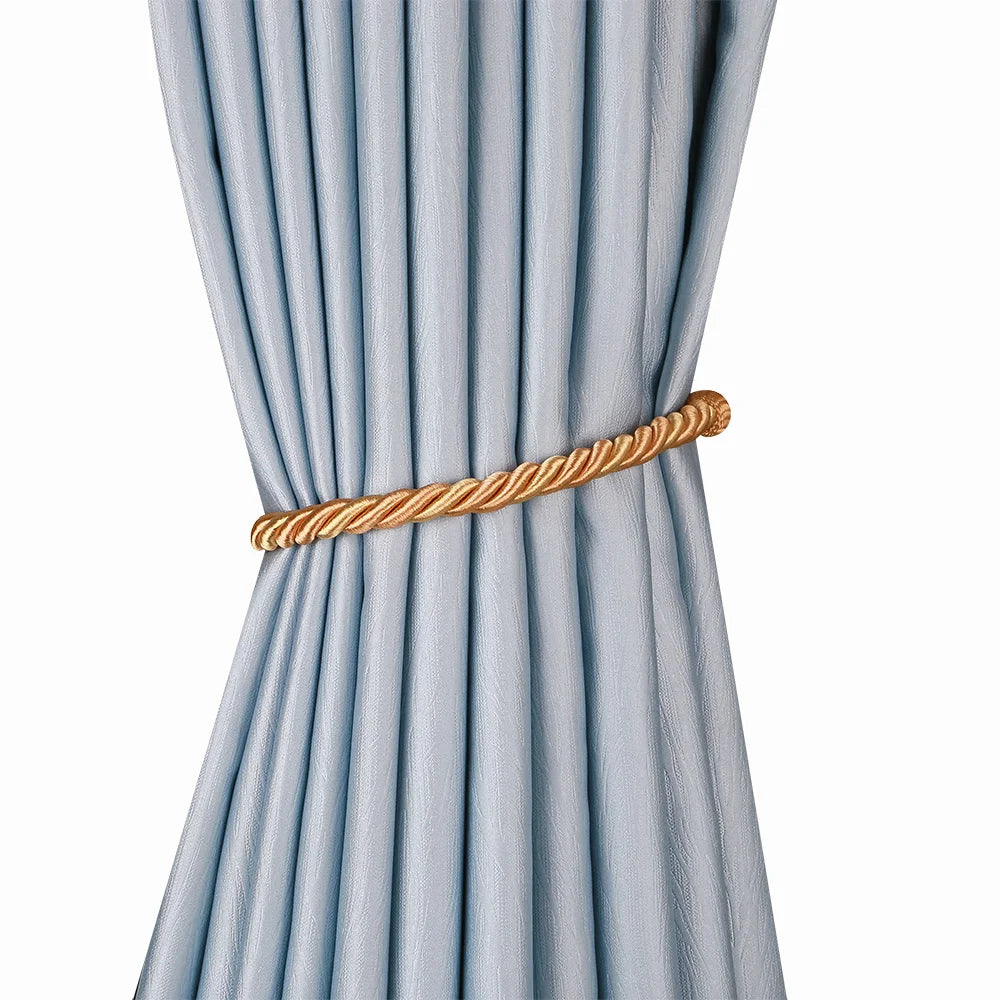 1pc handgemaachte Weave Curta Tieback Gold Curta Holder Clip Buckle Roppel Home Facility Accessoiren Accessoiren