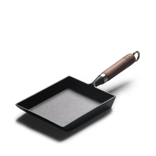 2PCS/SET LITNÍ VEAL FRIEM PAN + silikonový Turner/nepřilnavá omeleta Pan obdélník Mini Tamagoyaki Pan/Cookware