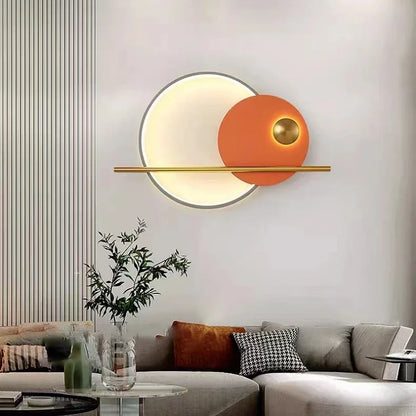 Dizainers Vairāki stili LED sienas gaismas sconce krāsains metāla salona restorāna gultasvieta lampas minimālistiskais art deco dropshipping