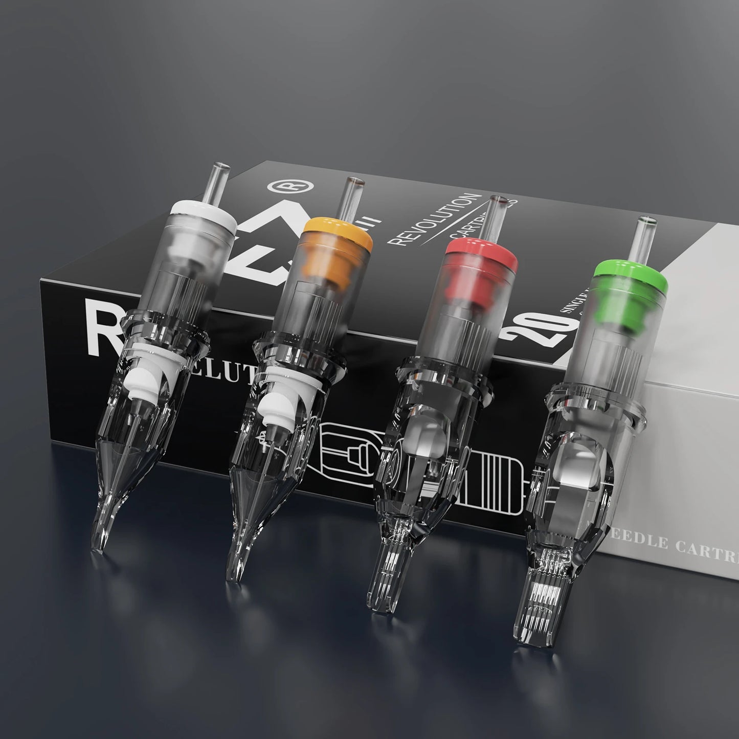 EZ Tattoo Needles Revolution Cartridge Round Liner #10 (0,30 mm nål) RC1003RL RC1005RLRC1007RL RC1009RL RC1014RL 20 PCS /LOT