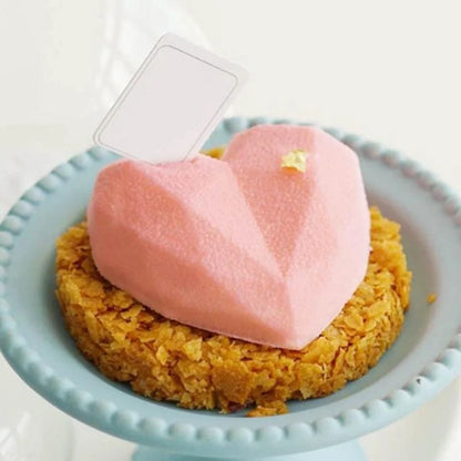 1 PC 6 Kavitéit Häerzfërmege Silicon Schimmel Kuch Maache Pâtisserie Bëscher Tools fir Seife