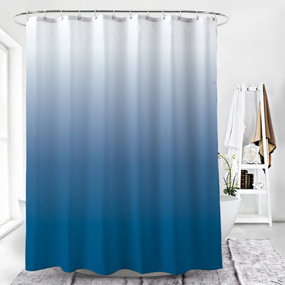Rideau de douche de gradient peva étanche, rideau de cloison à l'épreuve de la salle de bain et à l'épreuve de l'humidité rideau de douche de salle de bain