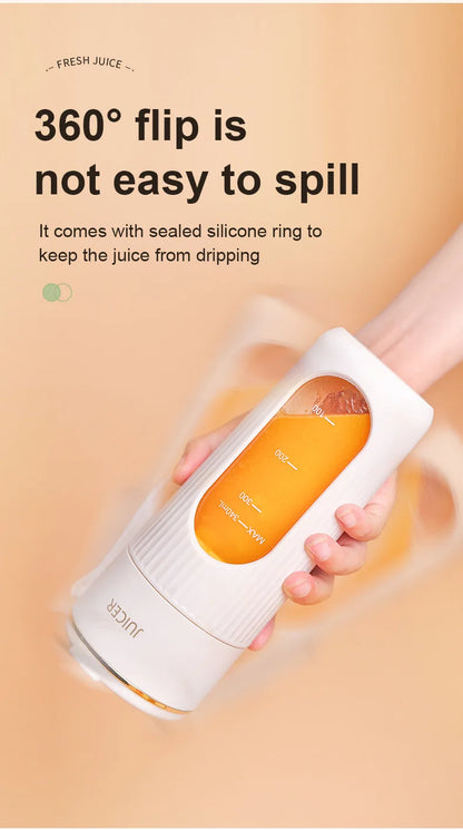 Juicer Cup Wireless Charging Small Portable High Quality Macaron Color Juice Cup Home Multifonctional Automatic Fruit Blender