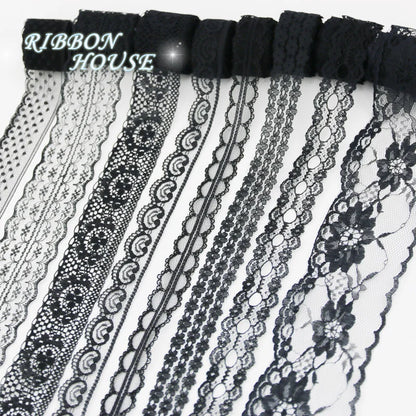 (10 krajkových/lot) bílá textilie Webbing Dekorace Krásné dárkové balicí materiál Stužky mix