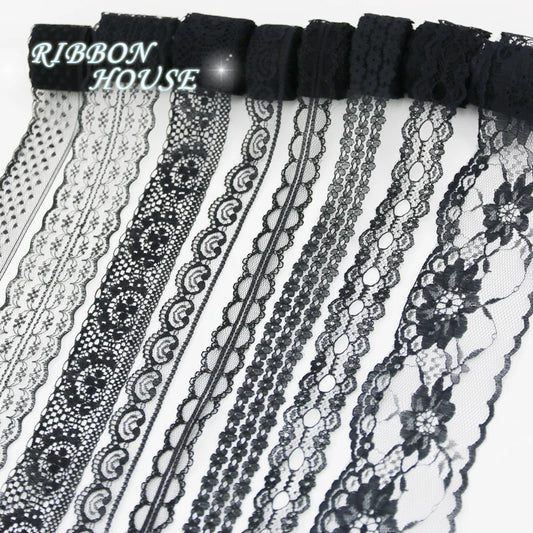 (10 krajkových/lot) bílá textilie Webbing Dekorace Krásné dárkové balicí materiál Stužky mix
