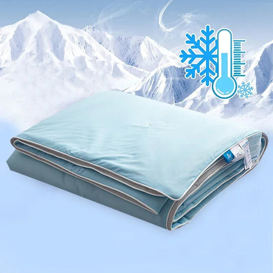 Air Konditioun Tréiger fir Summer pure Faarf Tilk Ofkillungsbréif Luucht a glat Zwilling / Kënnegréisst kold Quilt