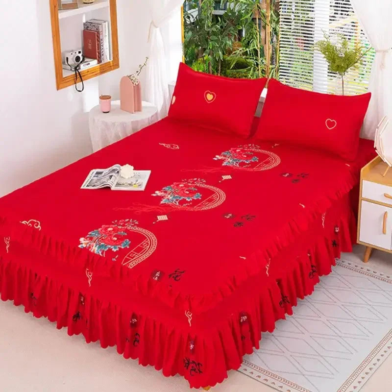 Draps de lit chambre moderne protectrice confortable confortable matelas adapté à la peau